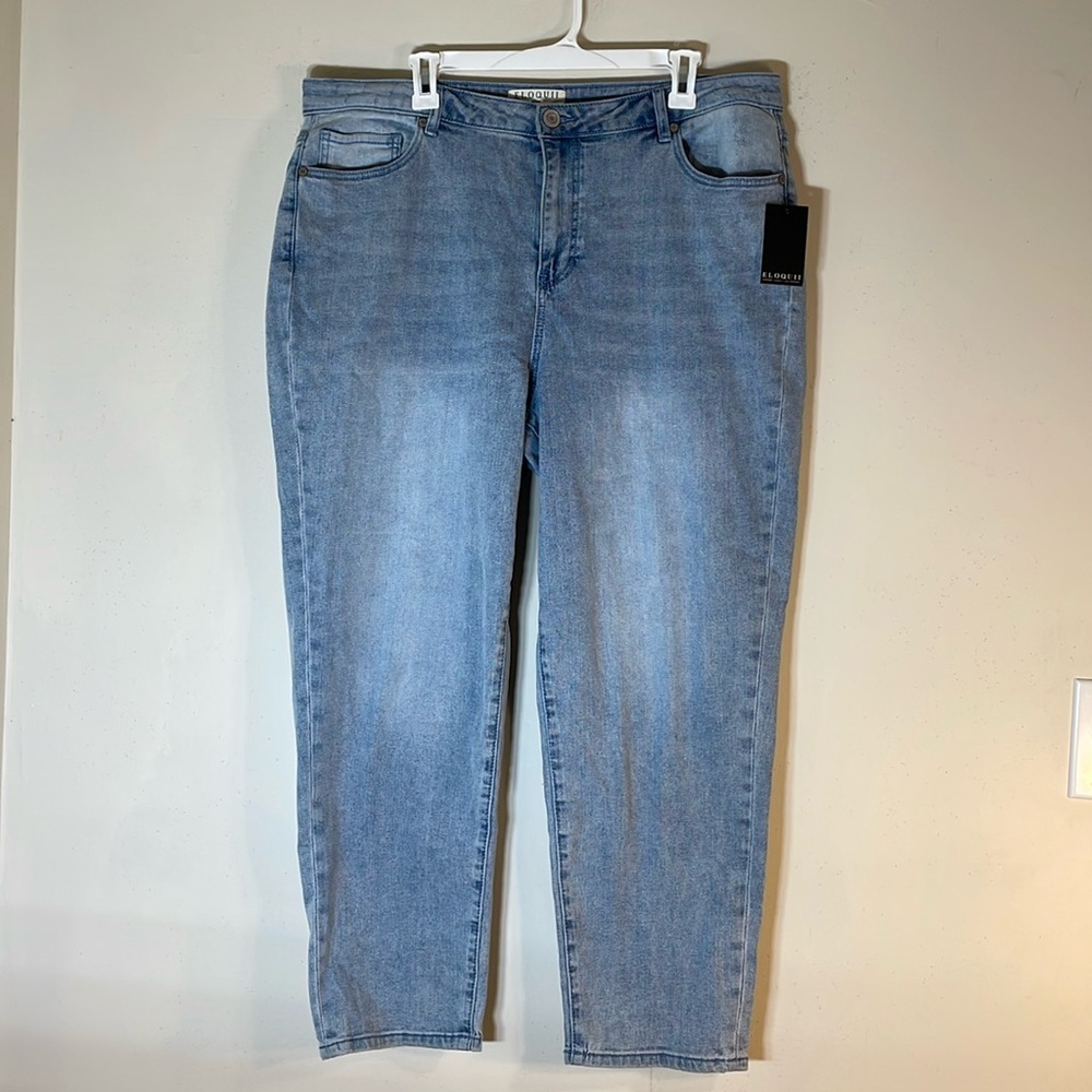 ELOQUII 18 High Rise Jeans.